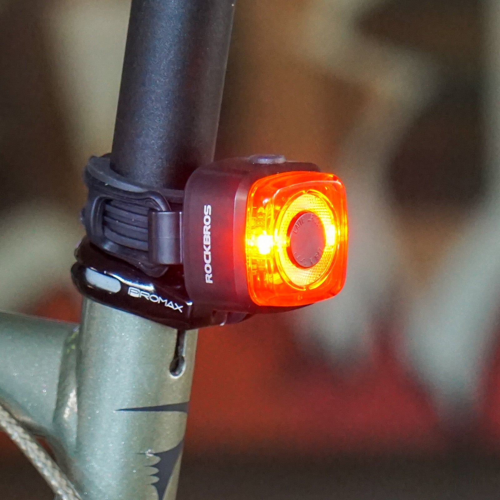 ROCKBROS bike lights improve visibility and safety during day and night riding