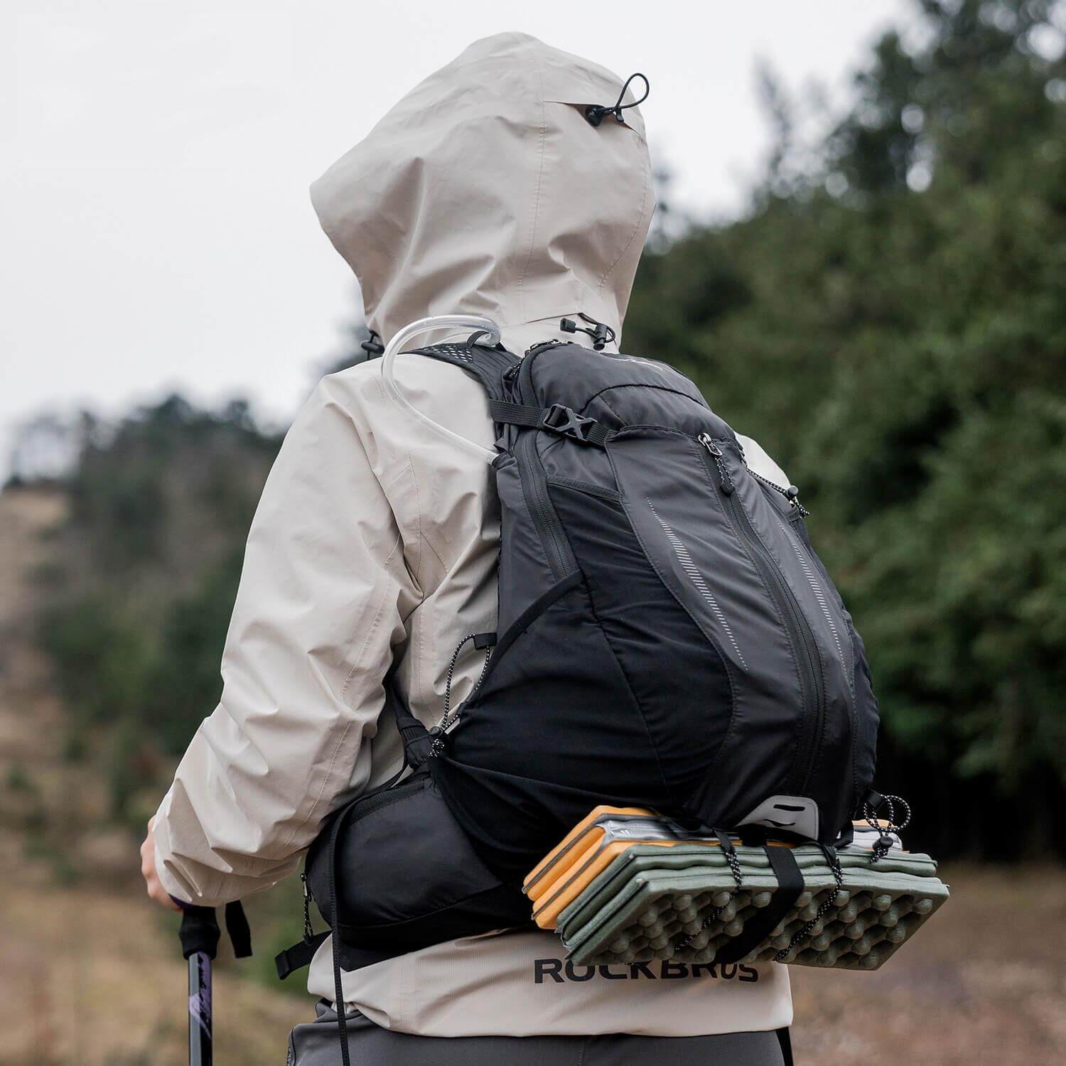 ROCKBROS cycling backpacks designed for comfort and ample storage on the go