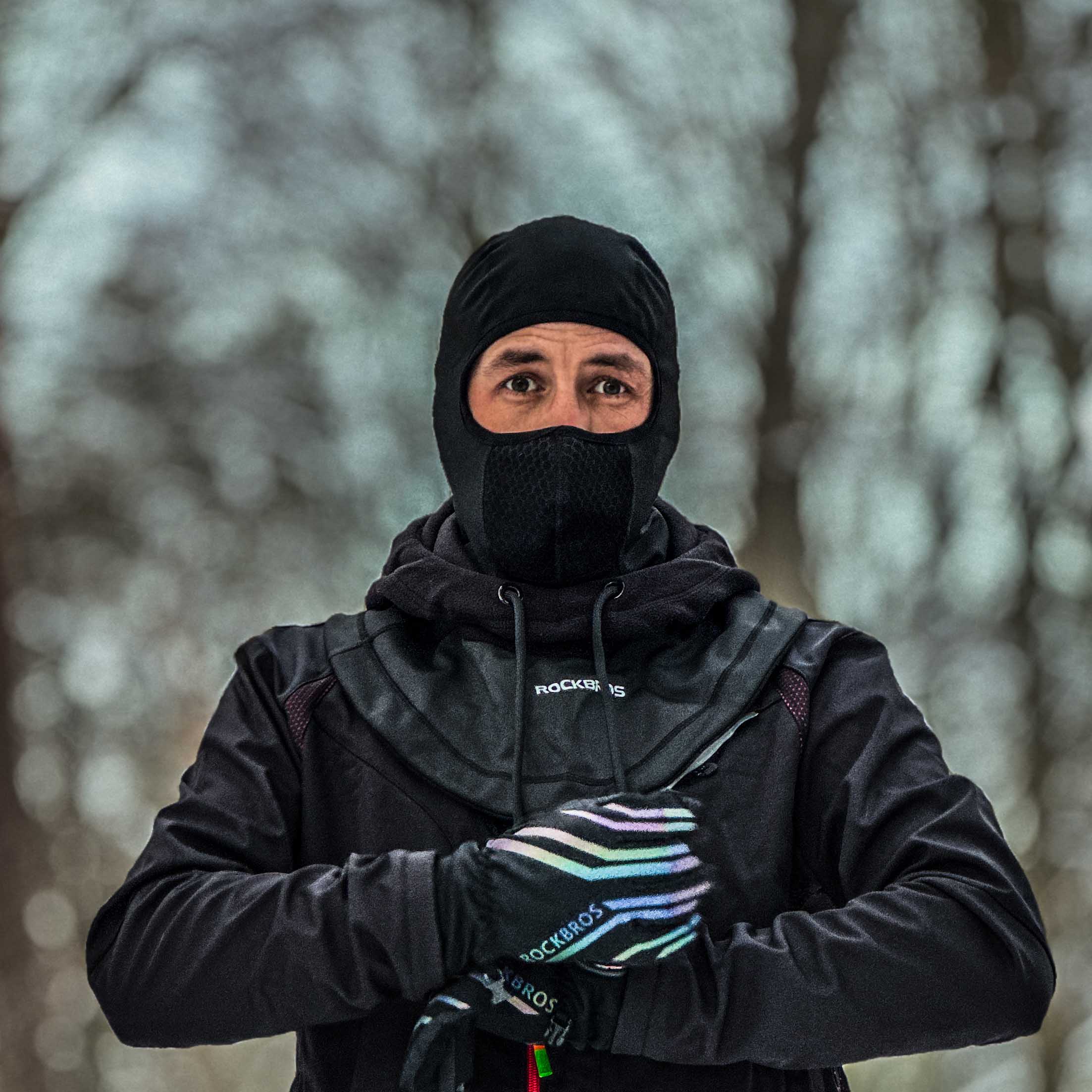 ROCKBROS balaclavas for cycling skiing running windproof breathable face protection