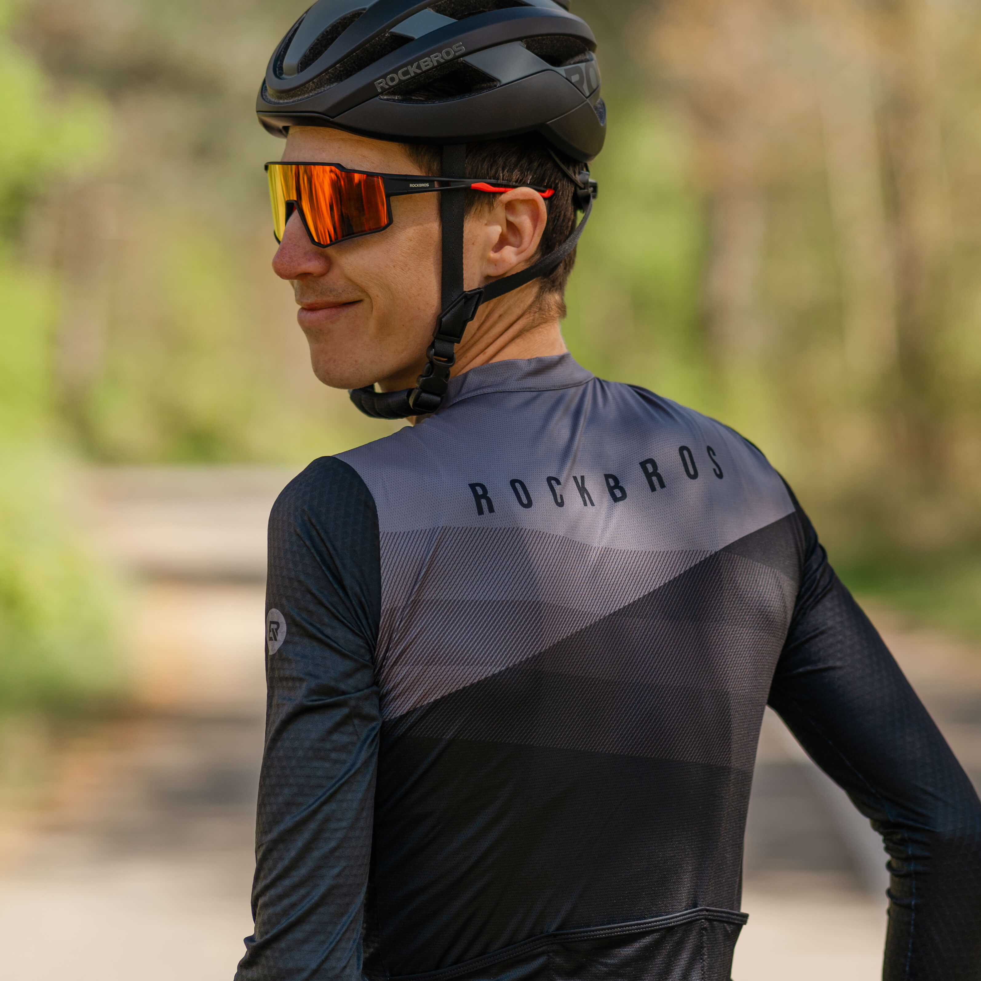 ROCKBROS long sleeved cycling jerseys for men and women