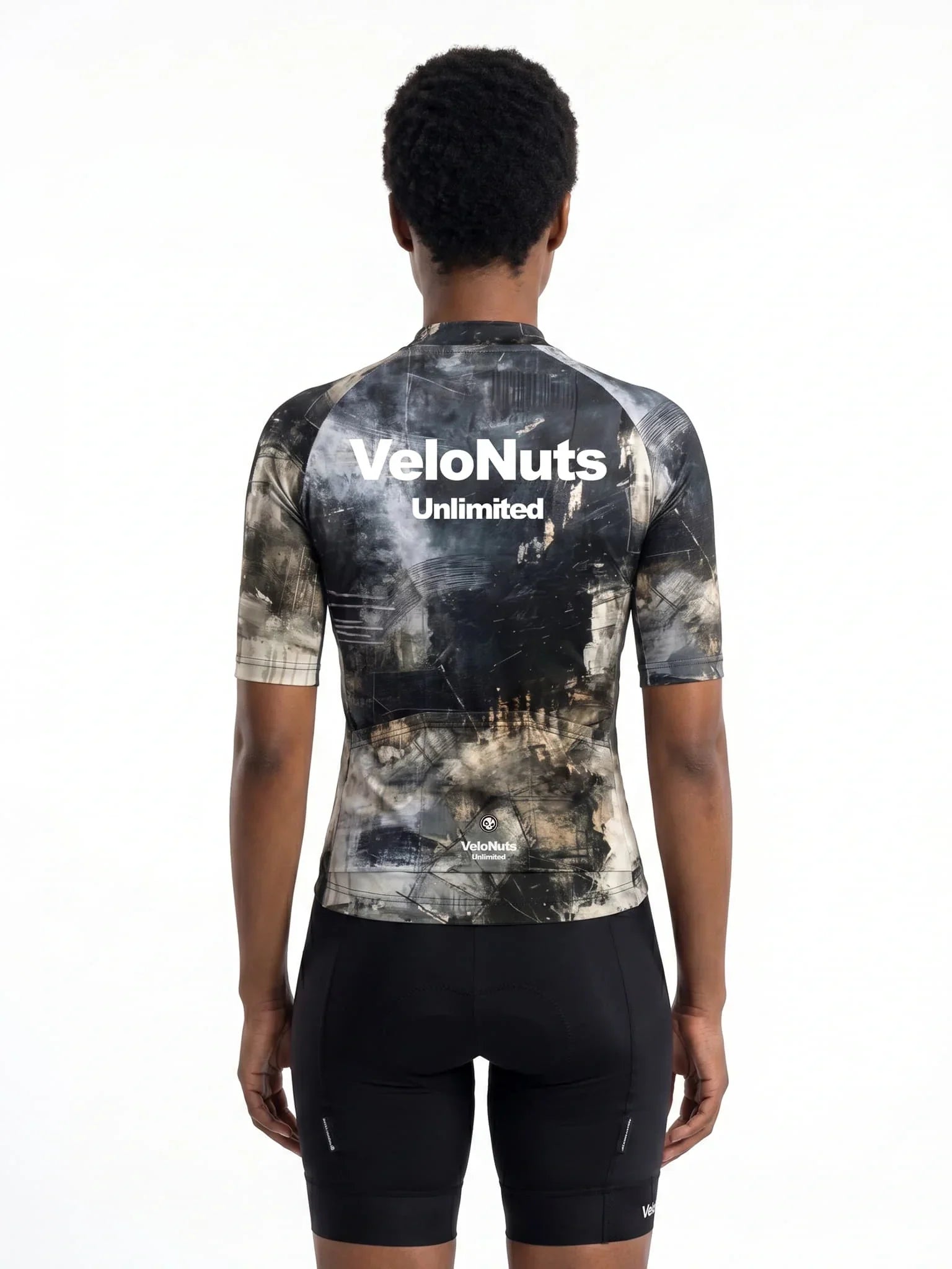 Women's Cycling Jersey Urban Camo#Type_Asphalt Echo