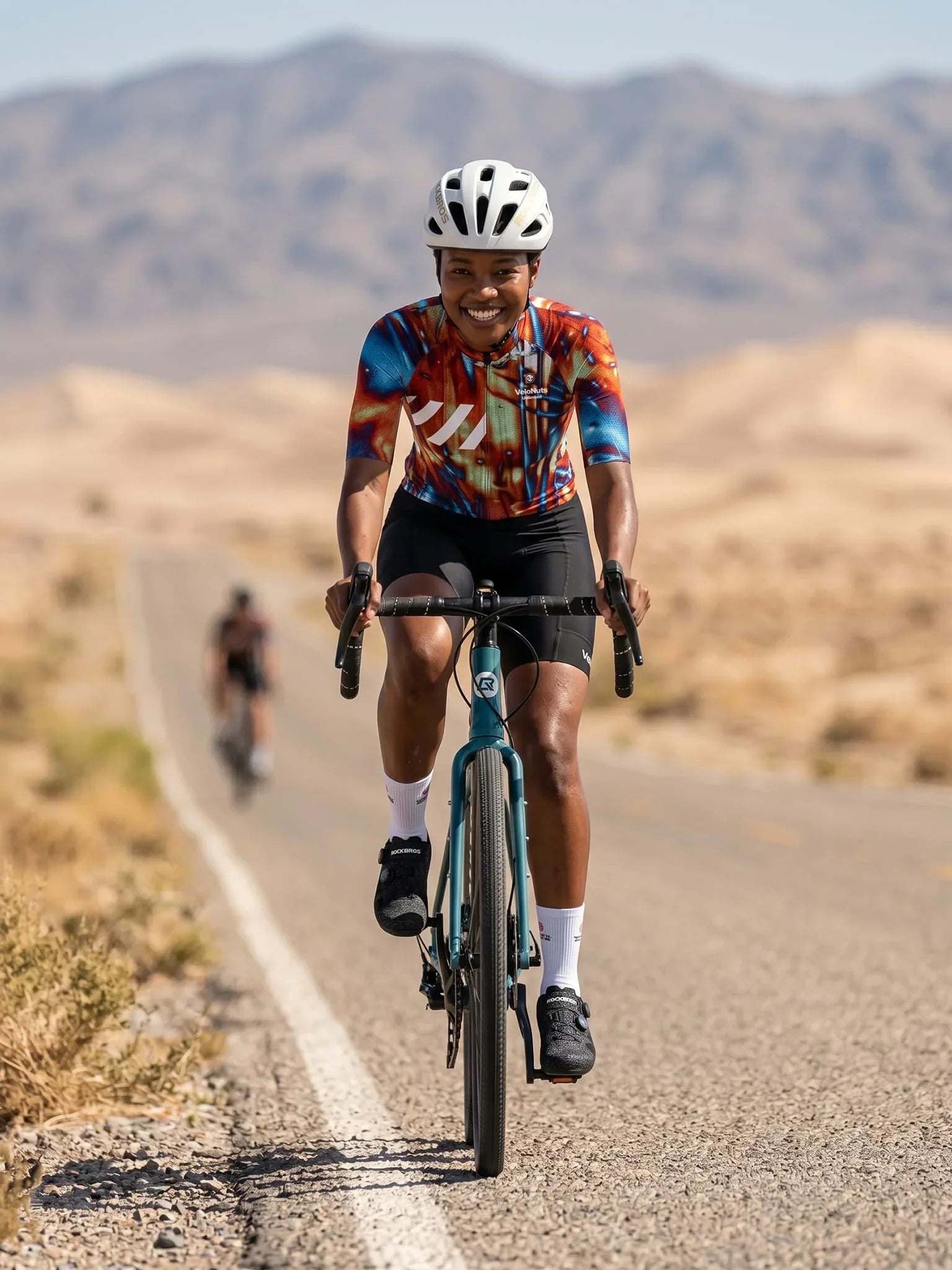 Women's Cycling Jersey Ink Burst#Type_Rust Vein