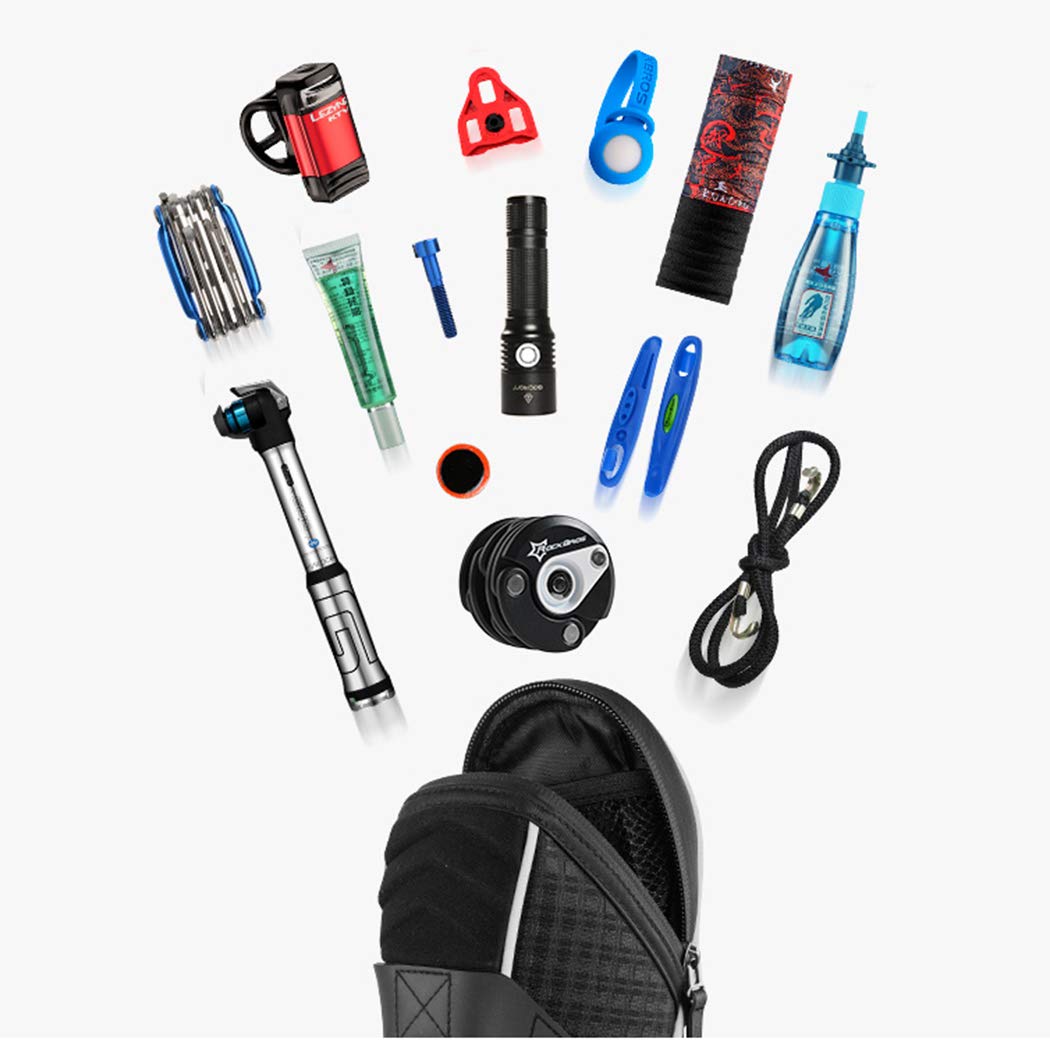 3D shell bike saddle bag under seat