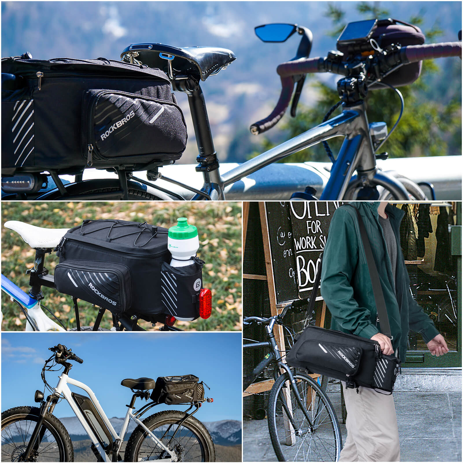 ROCKBROS 12L universal bike trunk bag