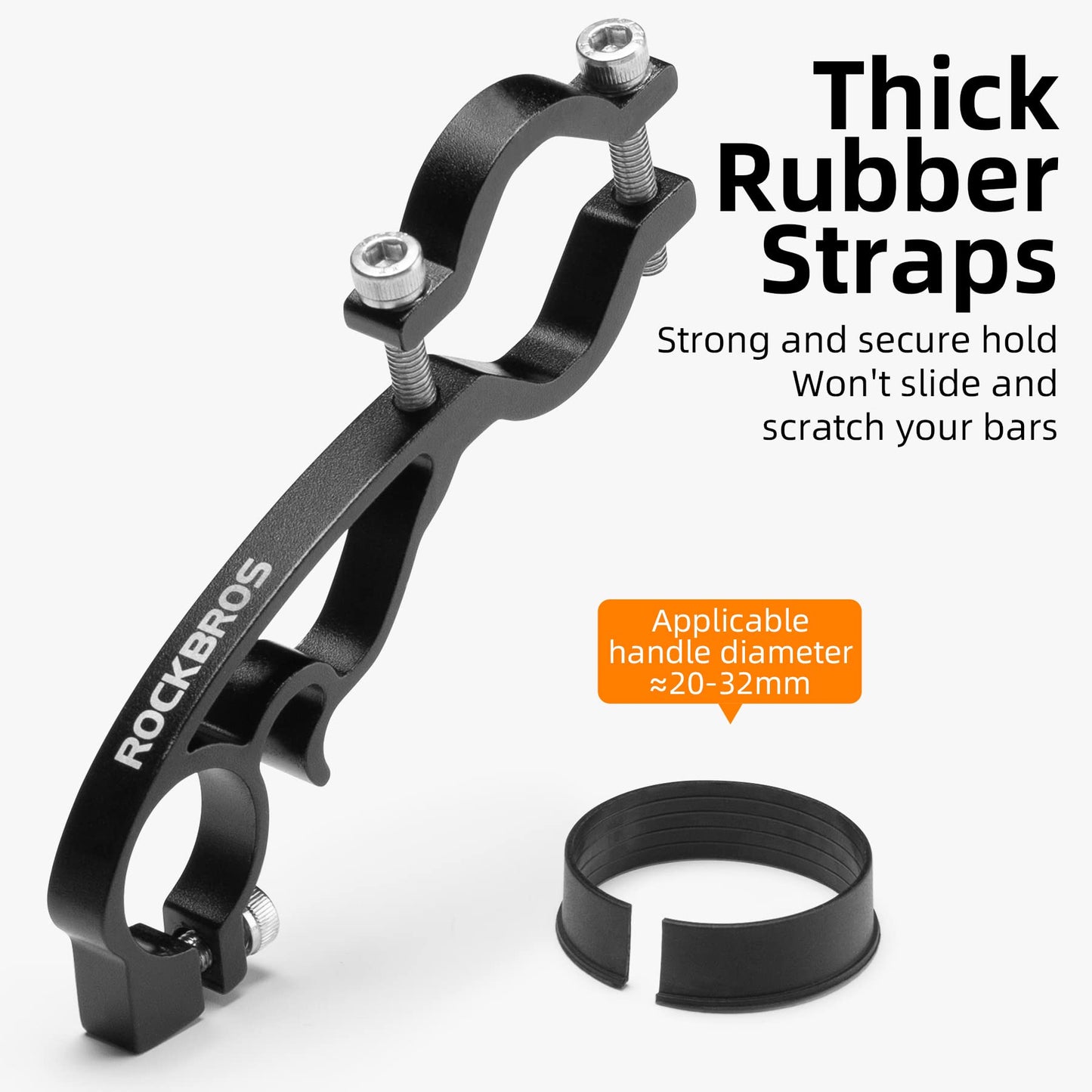 ROCKBROS Bike Handlebar Extender Lightweight Bike Double Bar Clamp