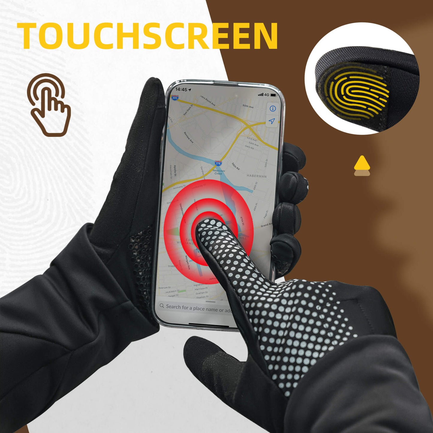 ROCKBROS Breathable Lightweight Anti Slip Cycling Gloves