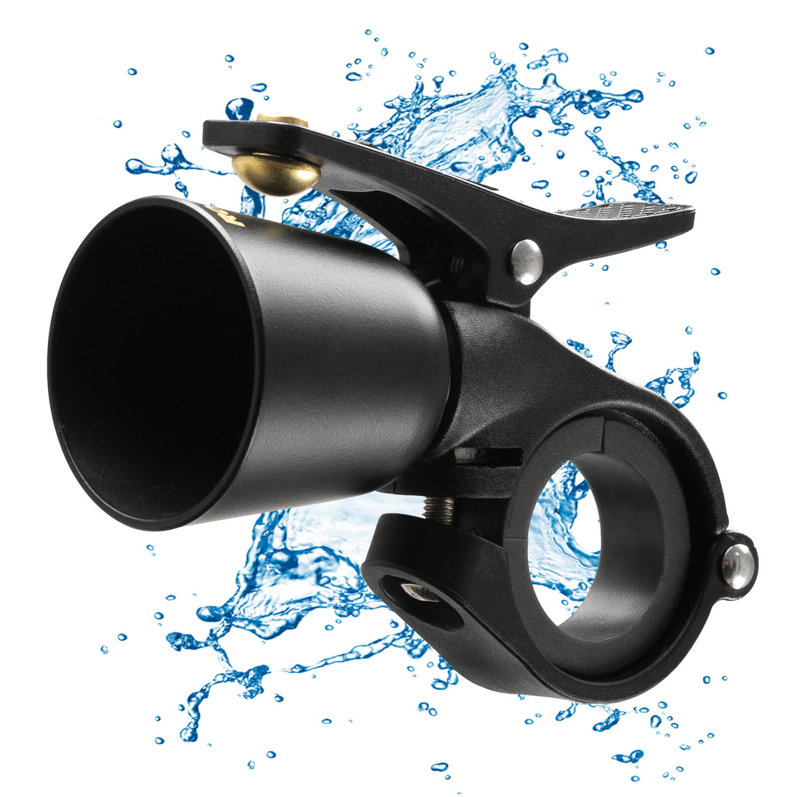 ROCKBROS bike bell with loud sound for road and mountain bikes
#Color_Black