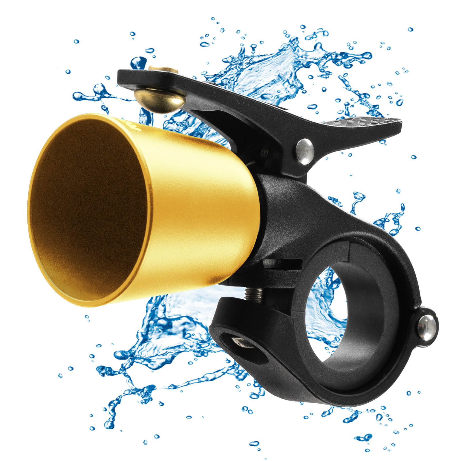 ROCKBROS bike bell with loud sound for road and mountain bikes
#Color_Gold