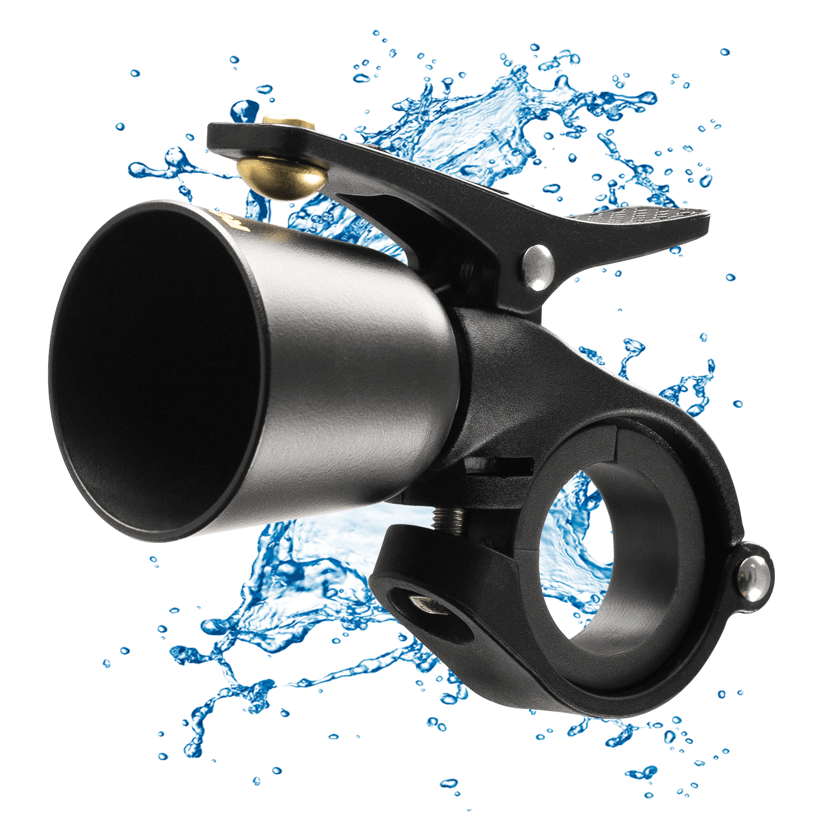 ROCKBROS bike bell with loud sound for road and mountain bikes
#Color_Titanium