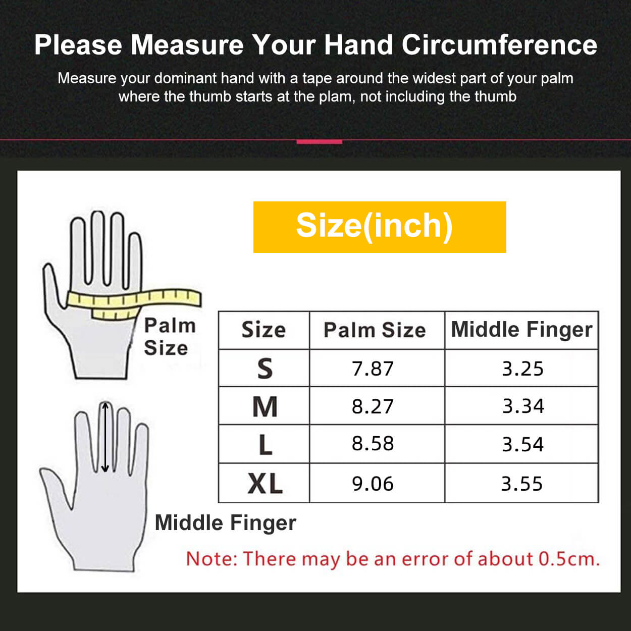 ROCKBROS Men's Winter Thermal Reflective Touch Screen Gloves