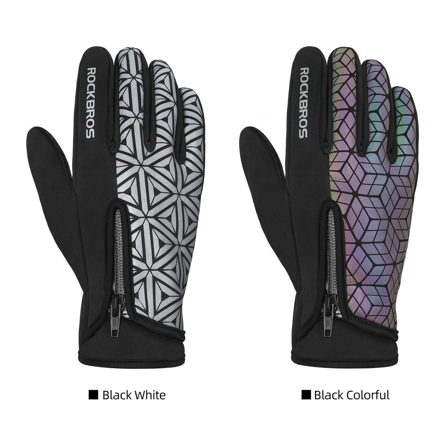 ROCKBROS Winter Warm Touchscreen Anti-Slip Cycling Gloves