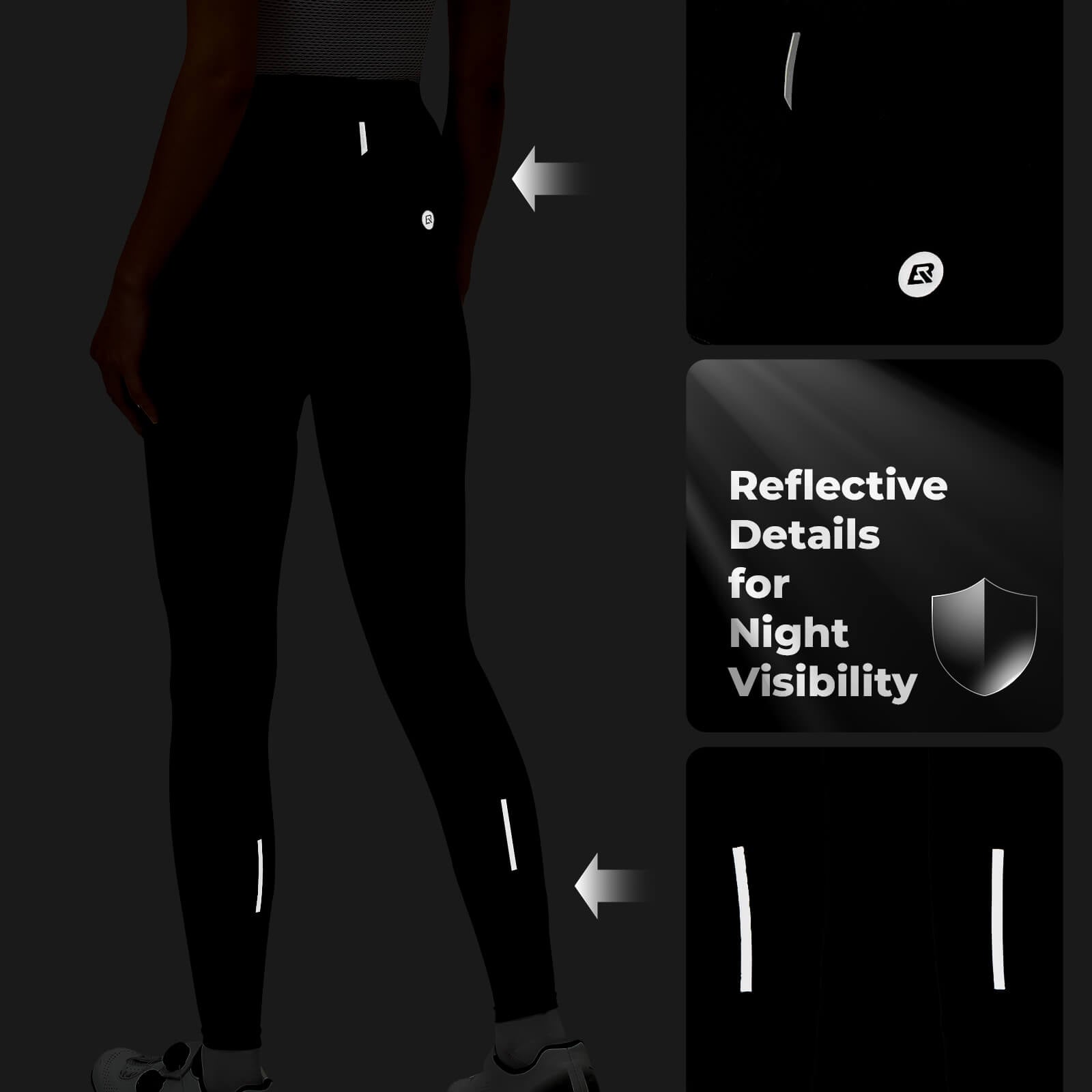 ROCKBROS Women's Summer Cycling Tights with Pockets for Road and Mountain Biking