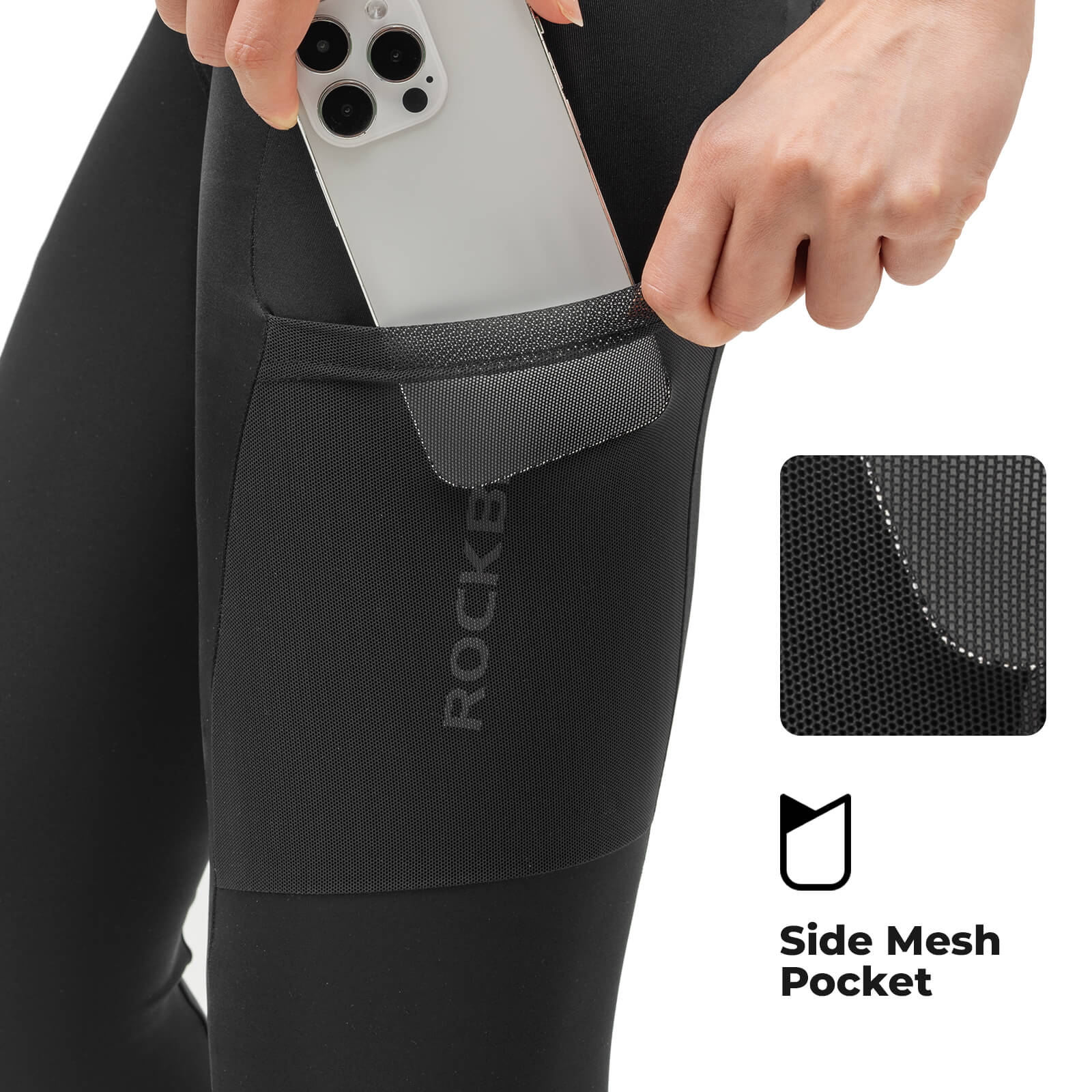 ROCKBROS Women's Summer Cycling Tights with Pockets for Road and Mountain Biking