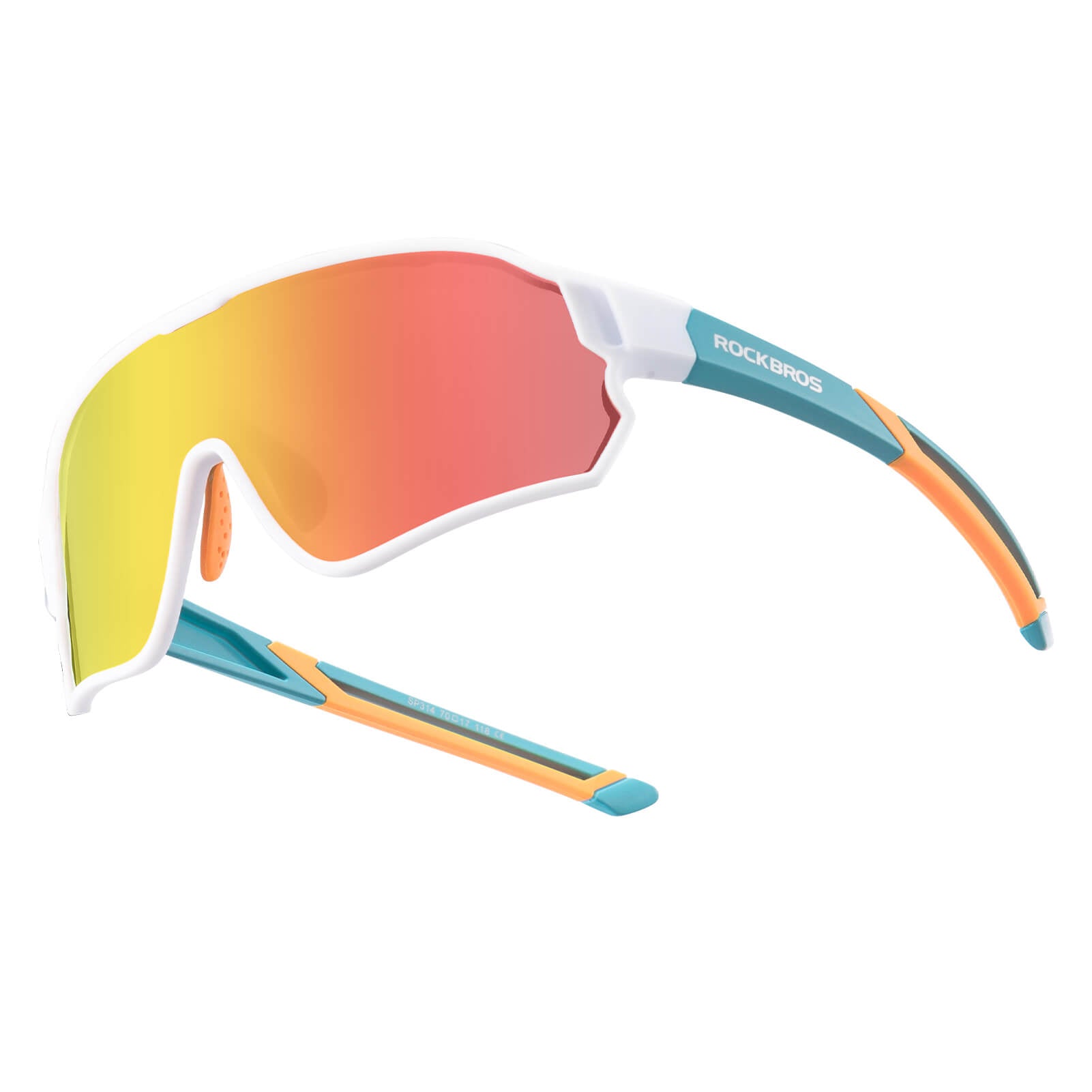 ROCKBROS kids polarized cycling sunglasses with UV400 protection for biking and outdoor sports.
#Color_White
