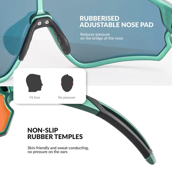 Kids Helmet & Cycling Glasses Kit