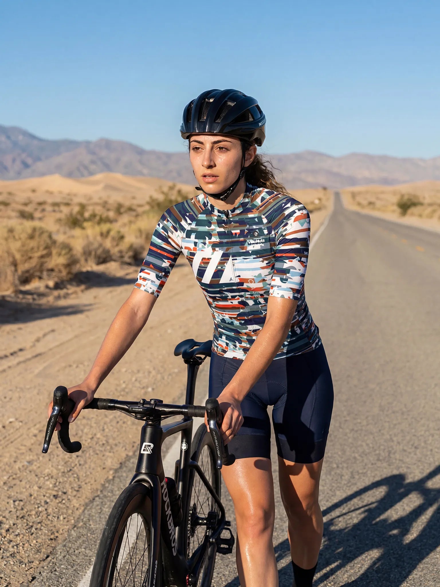 Women's Cycling Jersey Urban Camo#Type_Fragment Camo