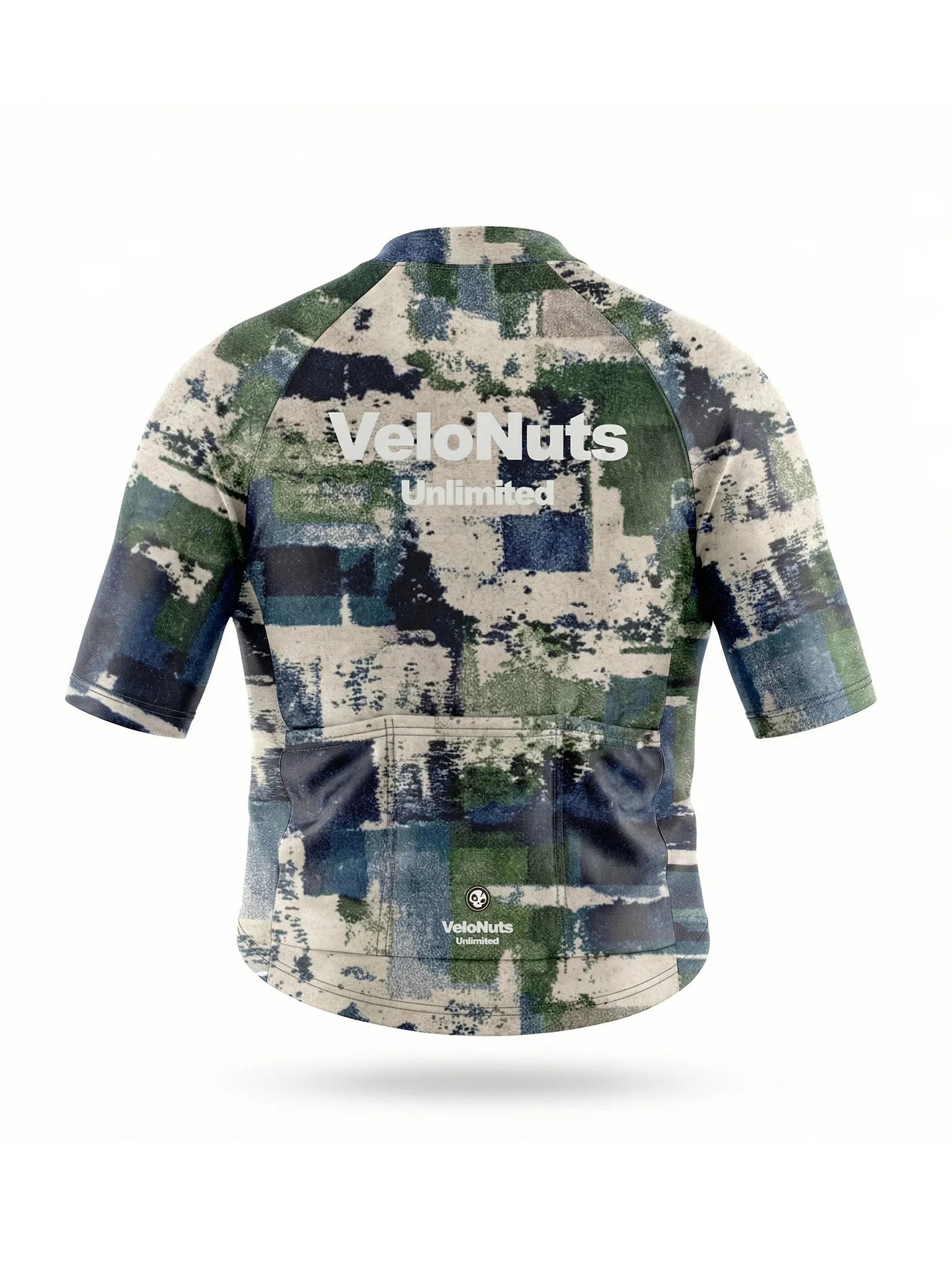 Women's Cycling Jersey Terrain Blocks#Type_Moss Stone Blocks