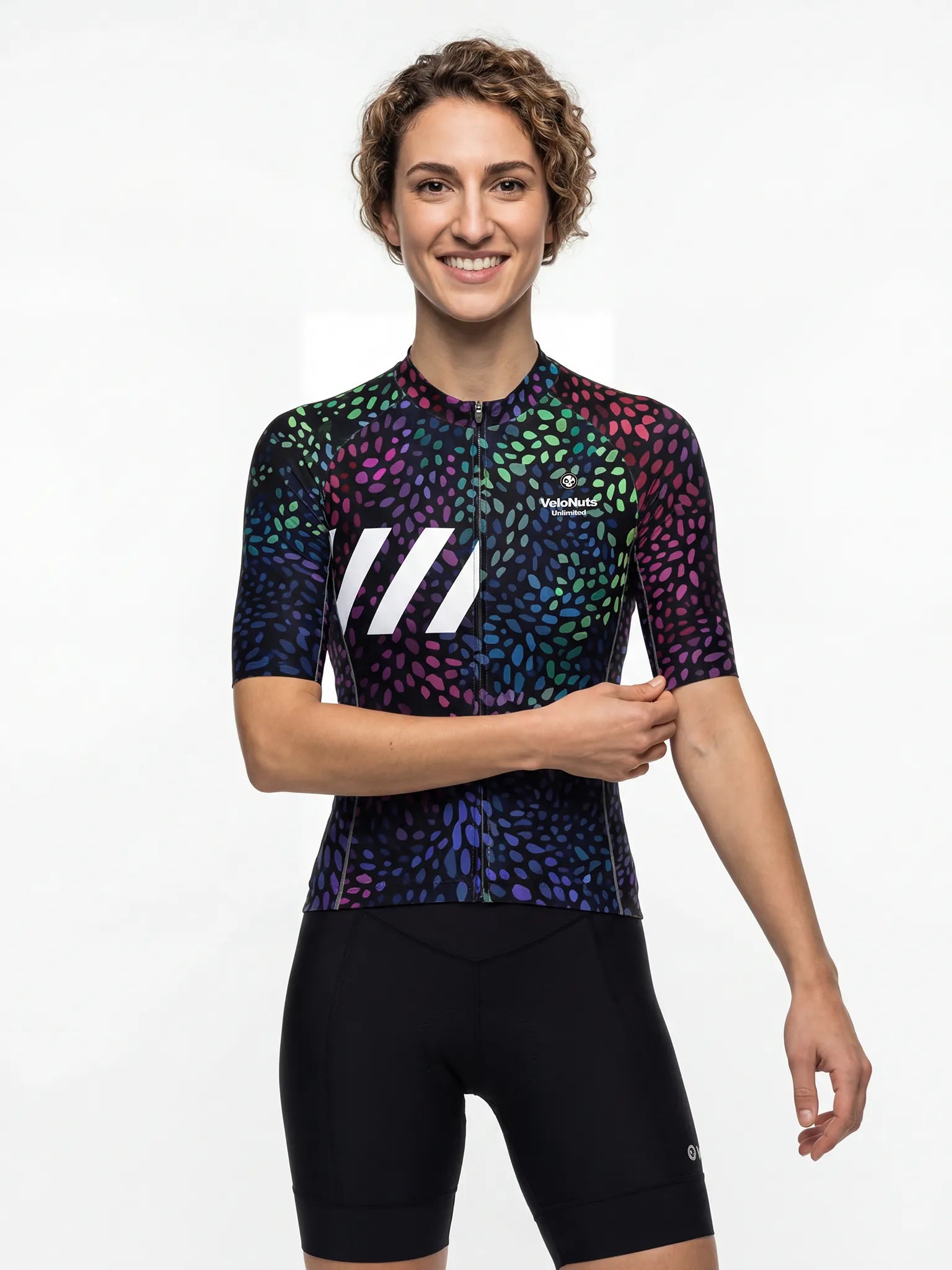 Women's Cycling Jersey Biolume Garden#Type_Neon Seed Burst