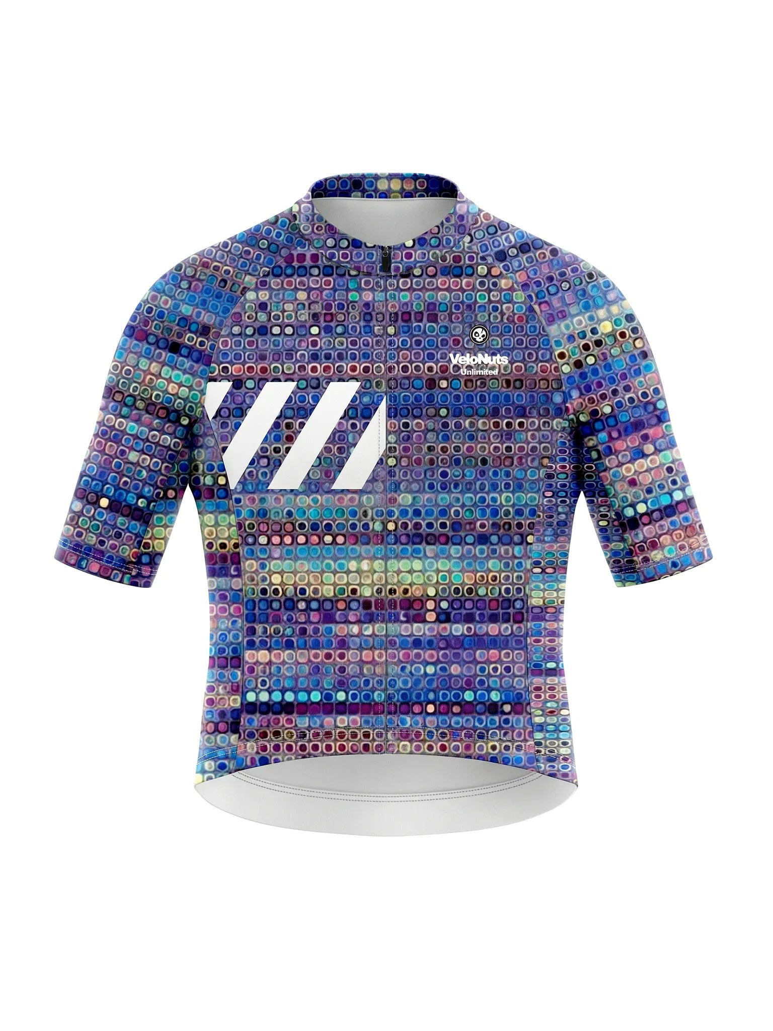 Women's Cycling Jersey Pixel Riot#Type_Prism Mosaic