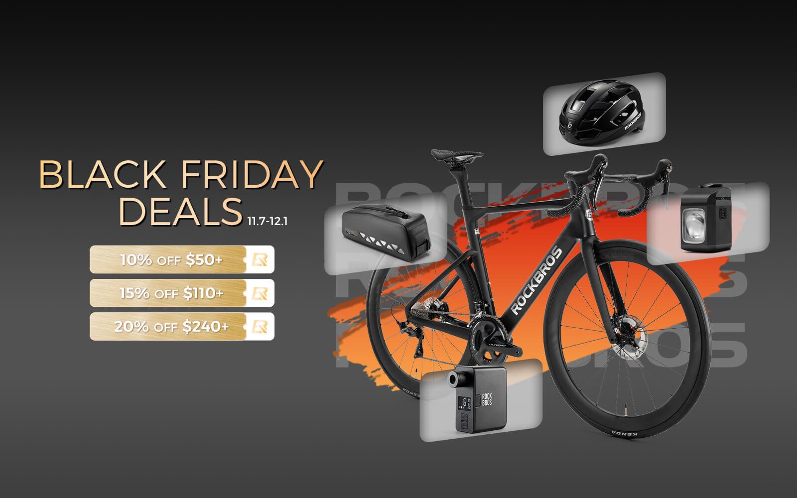 Black Friday deals on all products from ROCKBROS