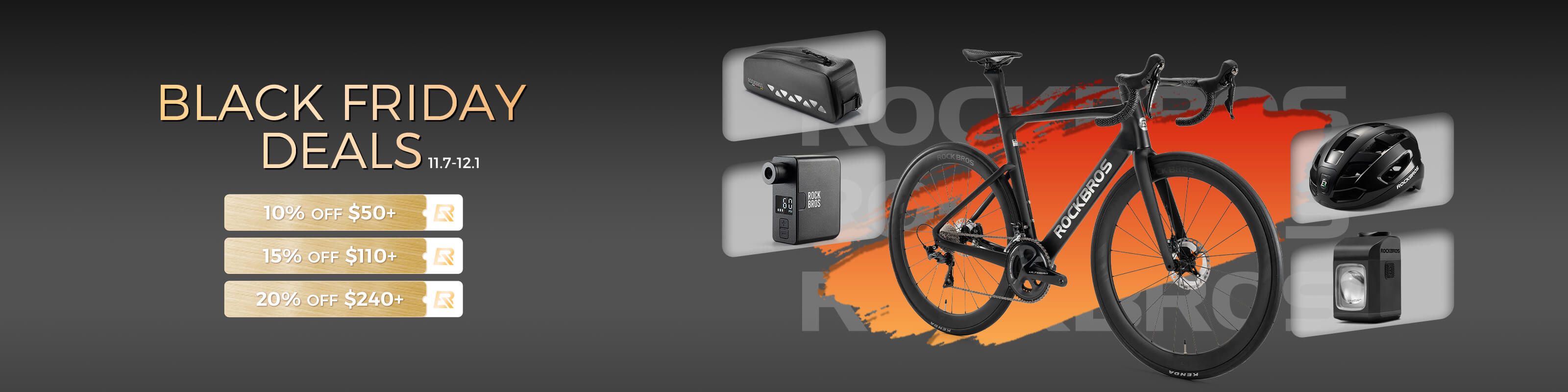 Black Friday deals on all products from ROCKBROS