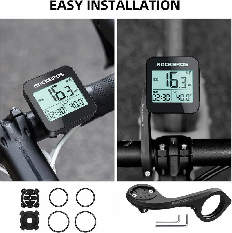 G1 GPS Smart Bike Computer - Waterproof Wireless Speedometer and Odometer - ROCKBROS