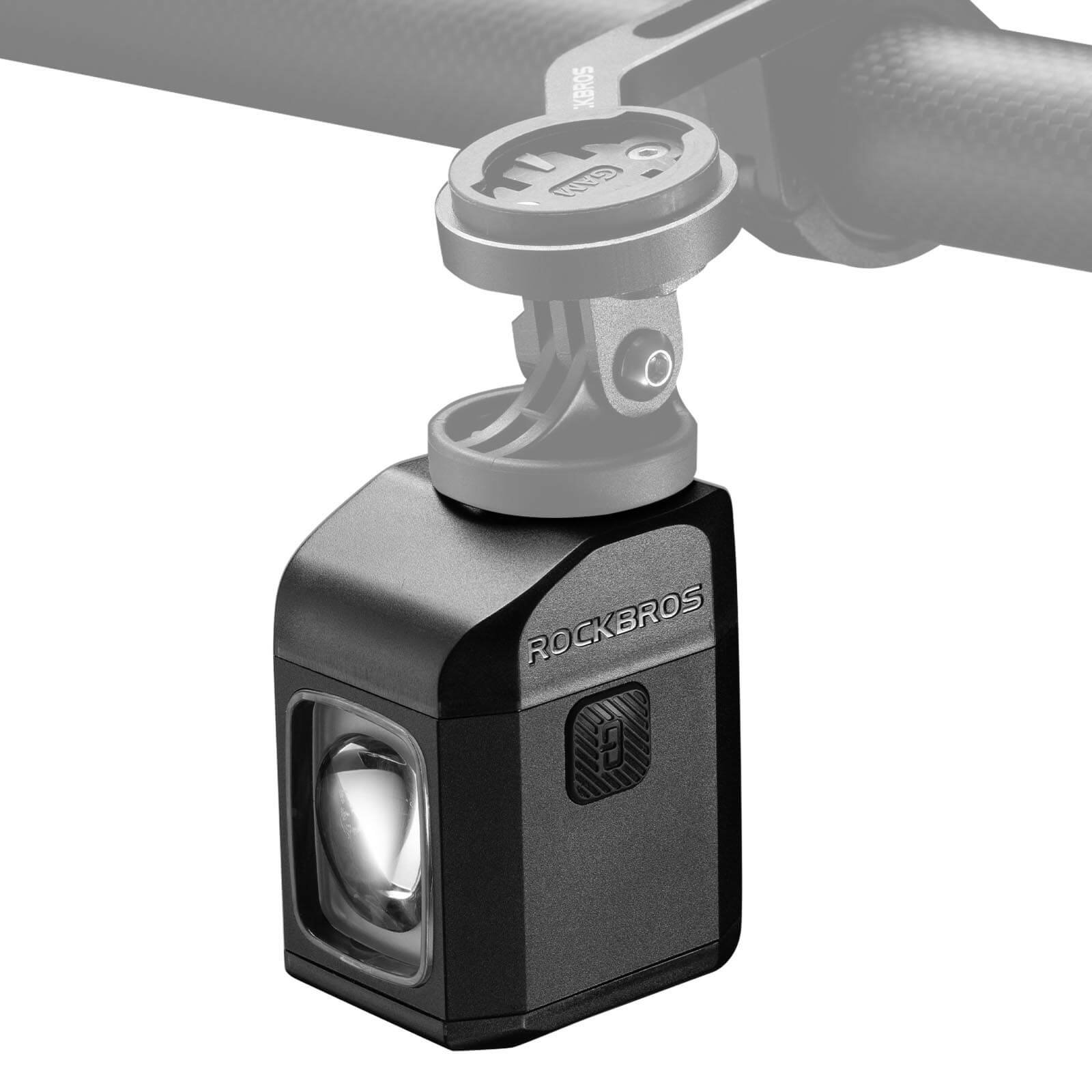 ROCKBROS Smart Handlebar Mounted Bike Front Light with 1200 Lumens for Night Cycling
#Color_Black
