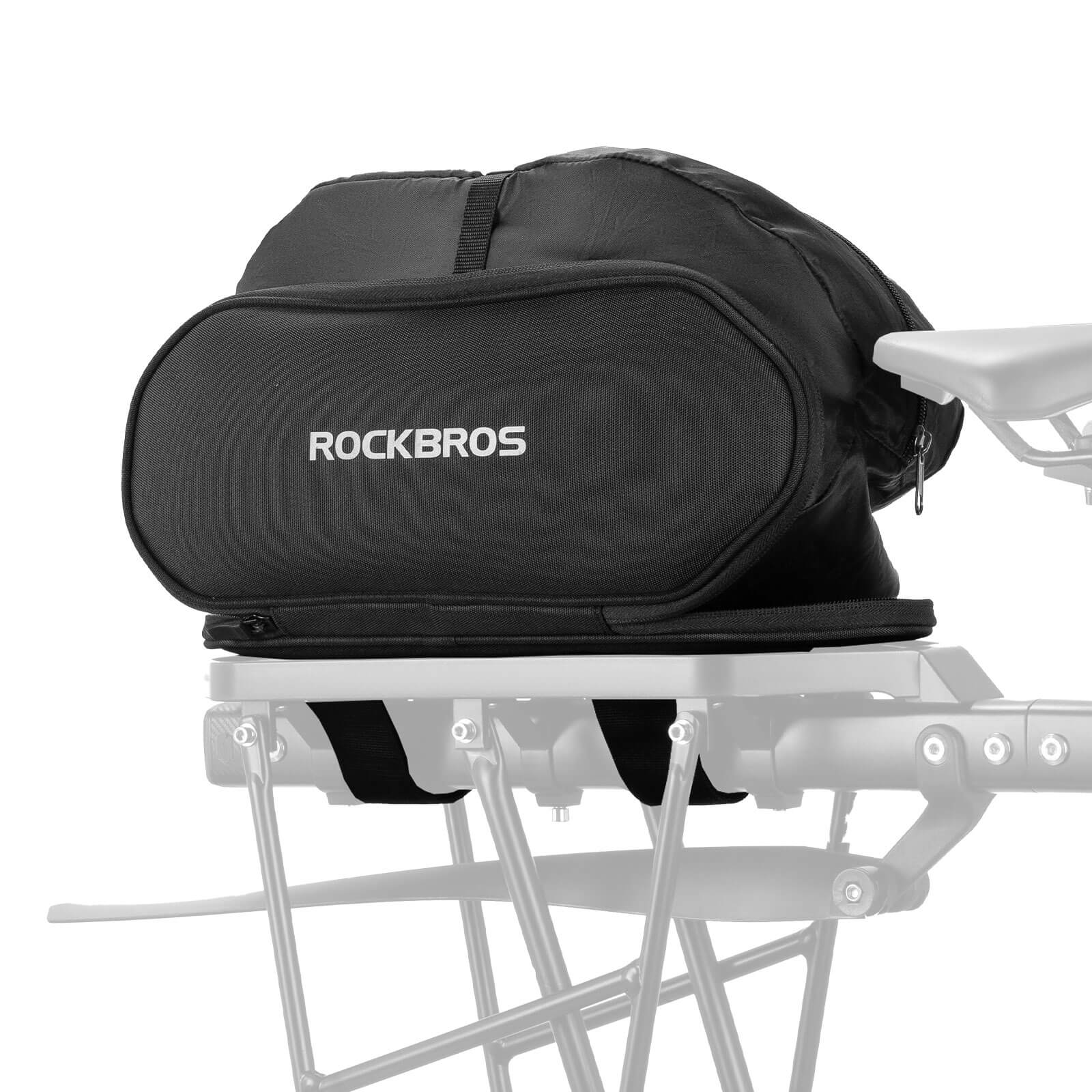 MTB multi functional bike rack bag with 5L capacity, rear seat storage bag for cycling gear – ROCKBROS