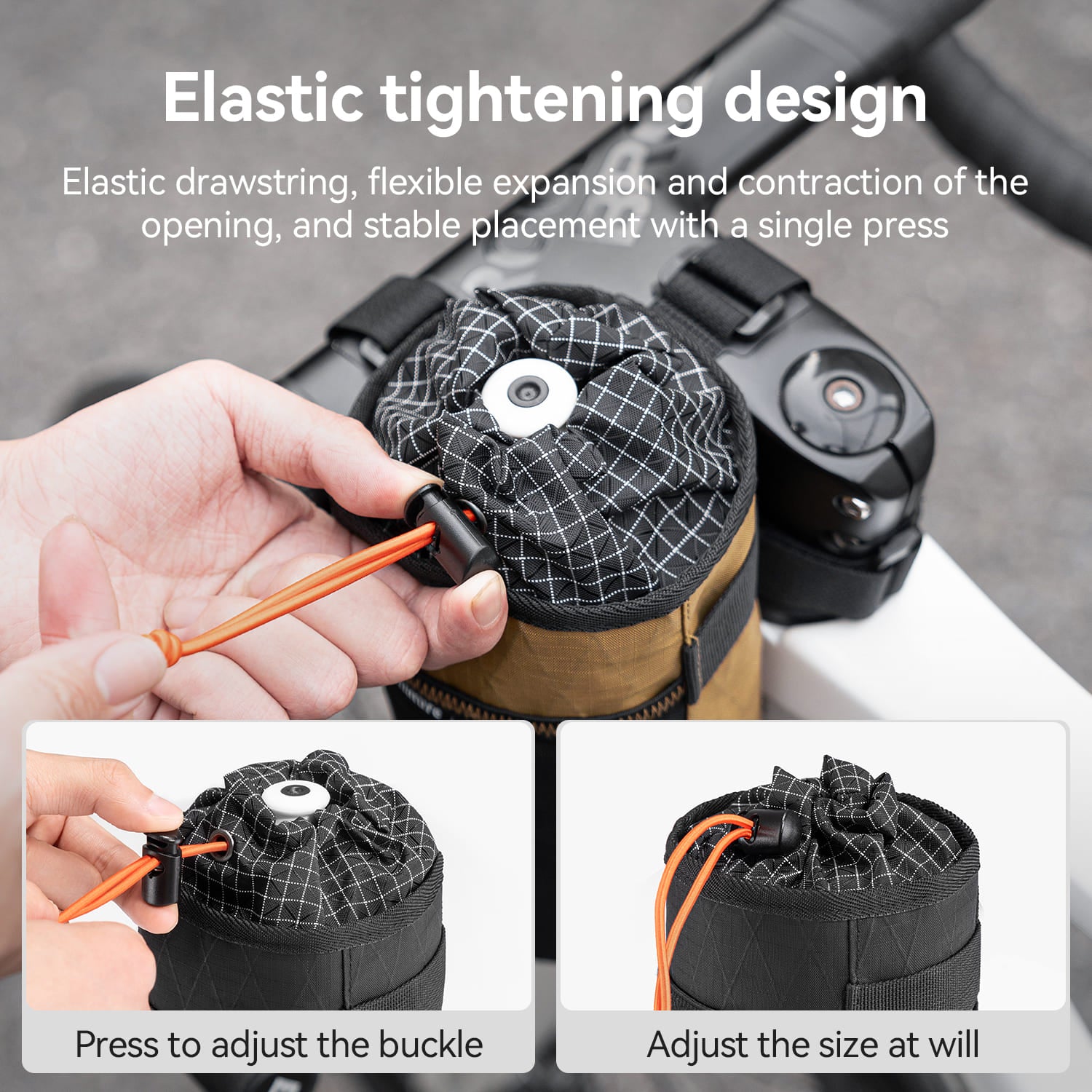 Qunature lightweight water bottle holder bag for commuting and travel