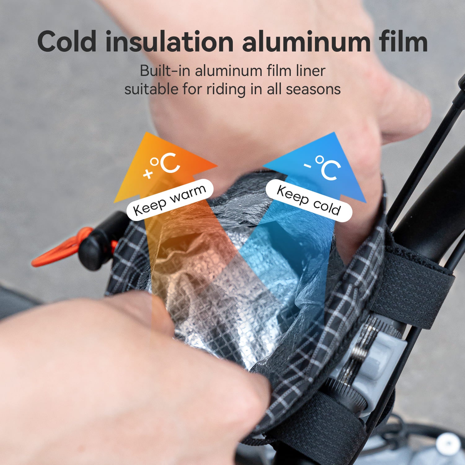 Qunature lightweight water bottle holder bag for commuting and travel