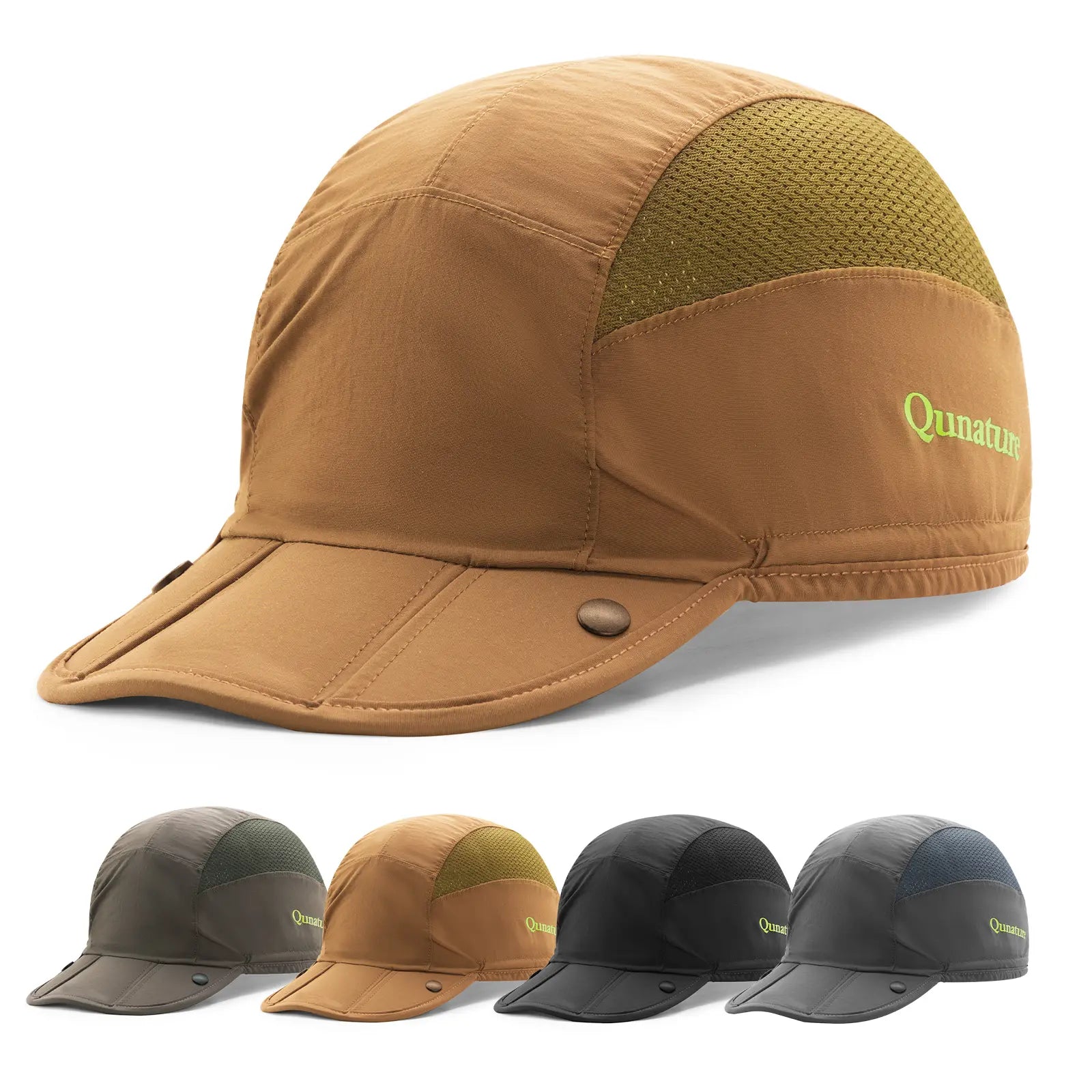 Foldable Outdoor Helmet Liner Cap with Lightweight Nylon Fabric, Breathable Mesh, and Helmet-Friendly Design
#Color_Amber Yellow