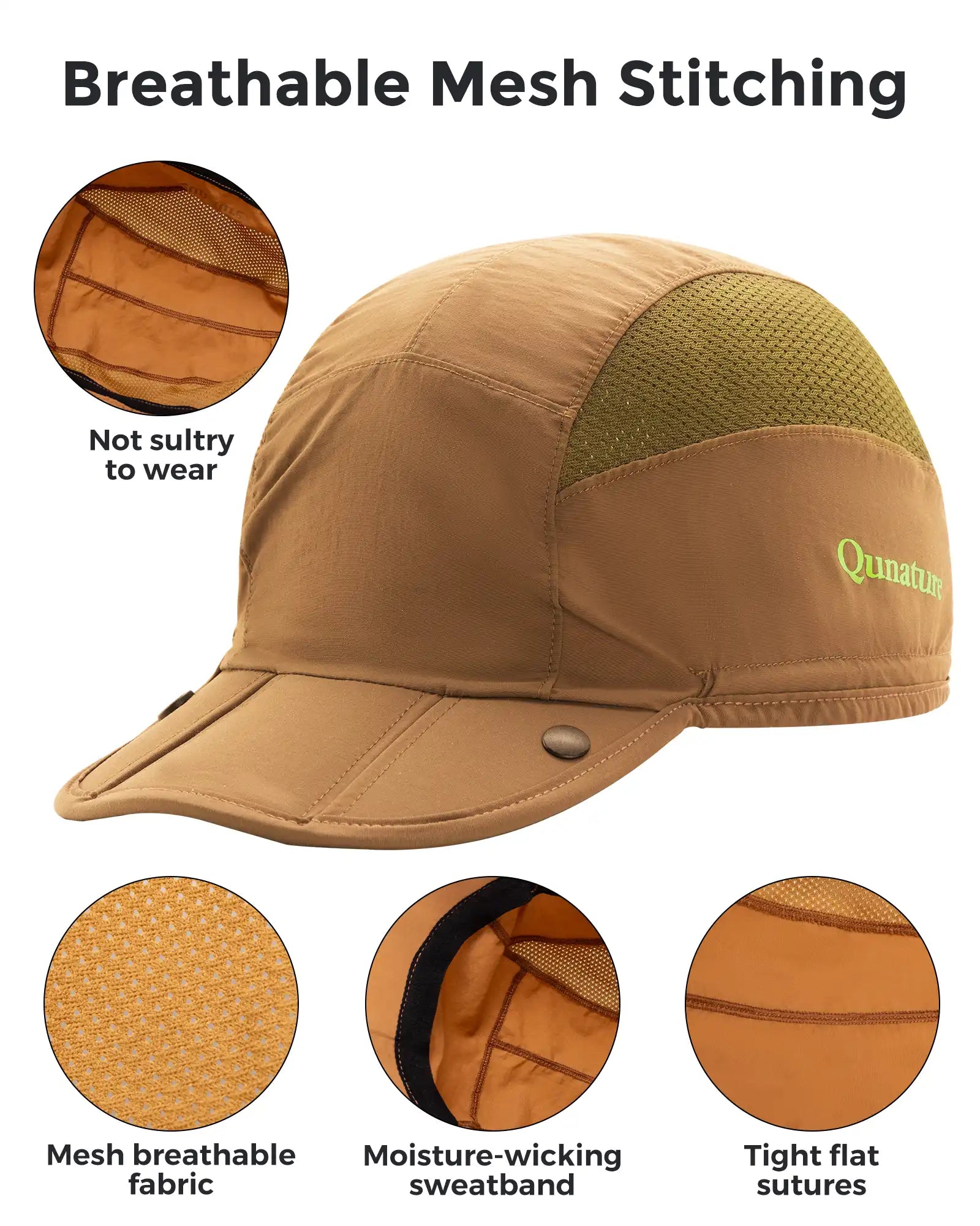 Foldable Outdoor Helmet Liner Cap with Lightweight Nylon Fabric, Breathable Mesh, and Helmet-Friendly Design