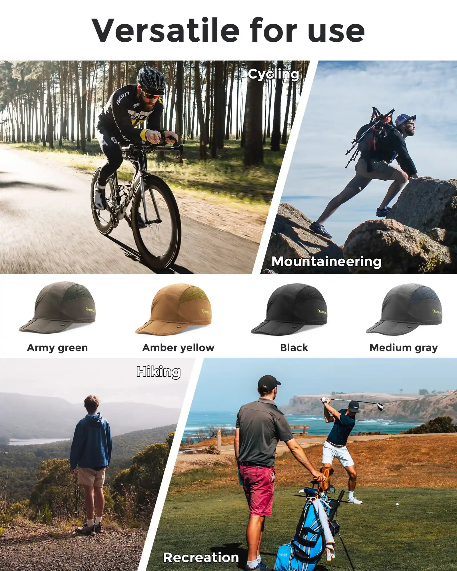 Foldable Outdoor Helmet Liner Cap with Lightweight Nylon Fabric, Breathable Mesh, and Helmet-Friendly Design