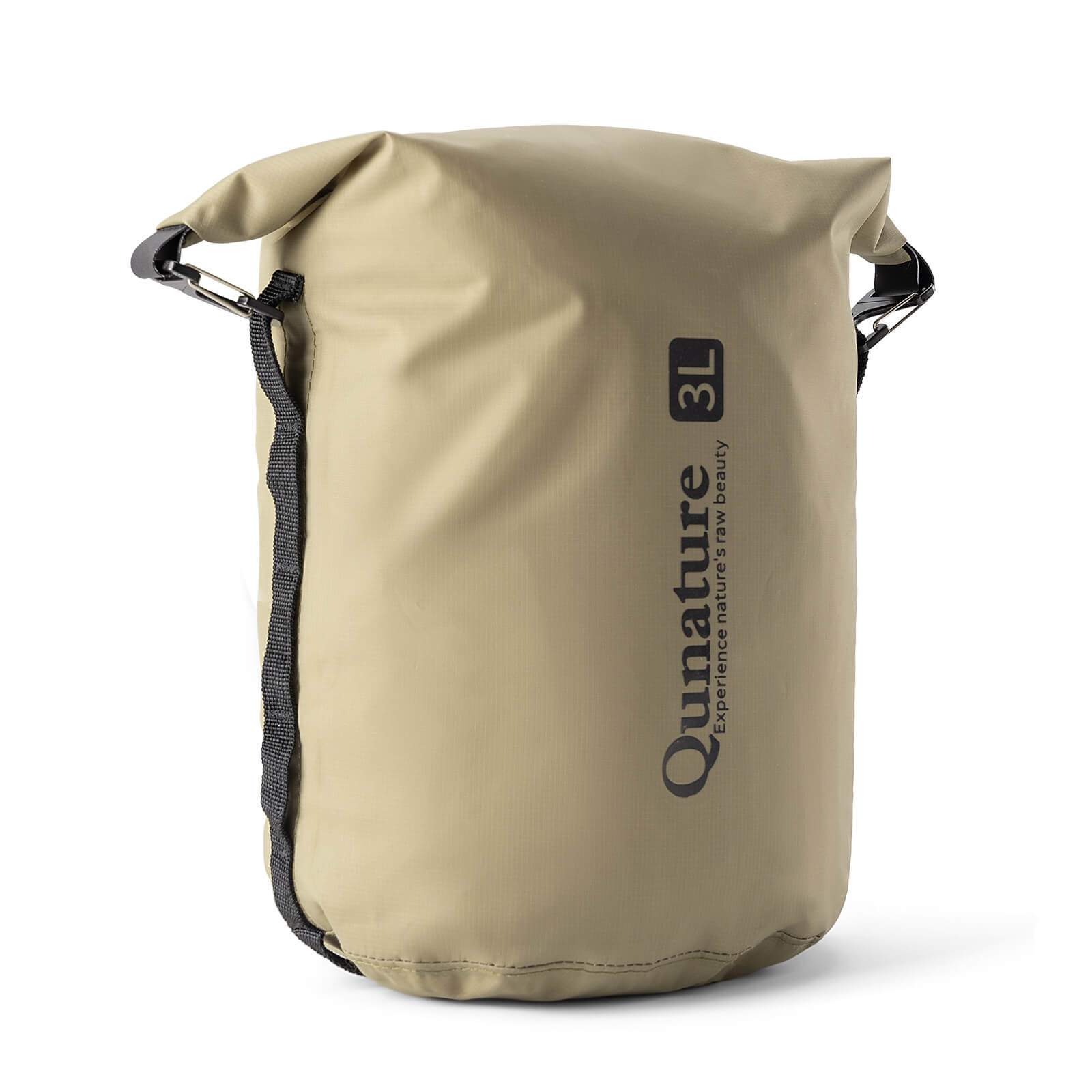 Qunature Lightweight Waterproof Compression Bag for compact outdoor gear storage.
#Khaki #3L
