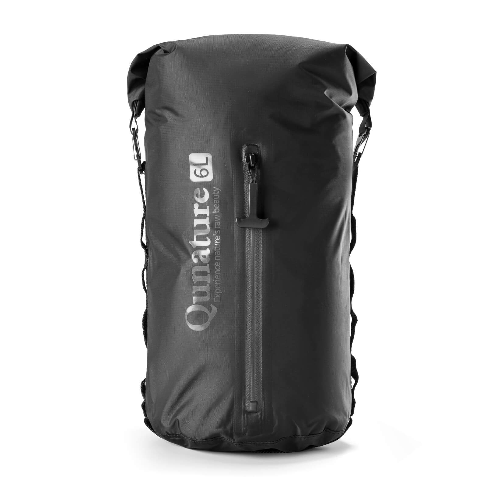 Qunature Lightweight Waterproof Compression Bag for compact outdoor gear storage.
#Black #6L