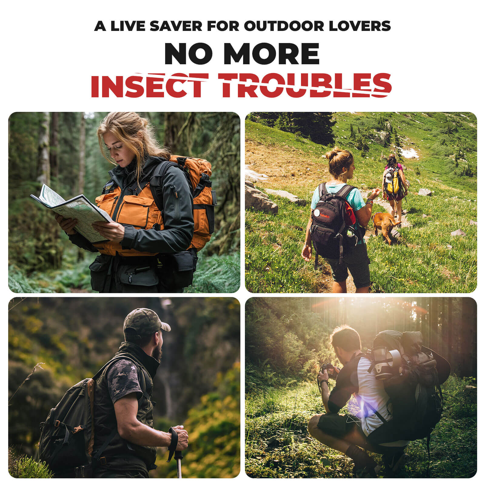 Qunature mosquito head net mesh with ultra-fine fabric for 360-degree insect protection during outdoor camping.