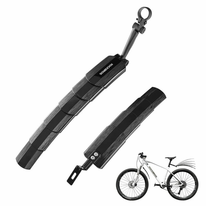 mountainbike mudguard Adjustable Rear Front Fender Road Mountain Largeur de cintre:420 mm Yellow & Red Bull The black color gives Detection of Gearbox Damage