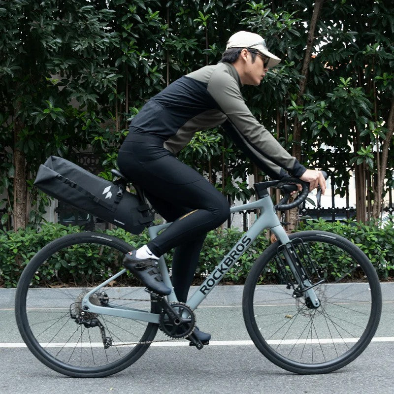 RideMate 13L Large Capacity Waterproof Bike Tail Bag for Long Distance Touring by ROCKBROS