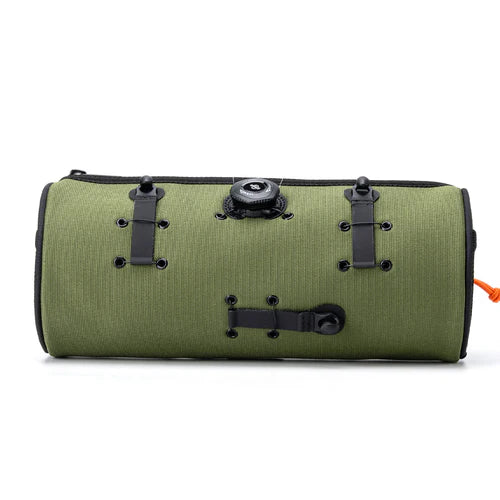ROCKBROS 1.5L Bike Handlebar Roll Bag with Twist Lock Mount and Waterproof Design
#Color_Green