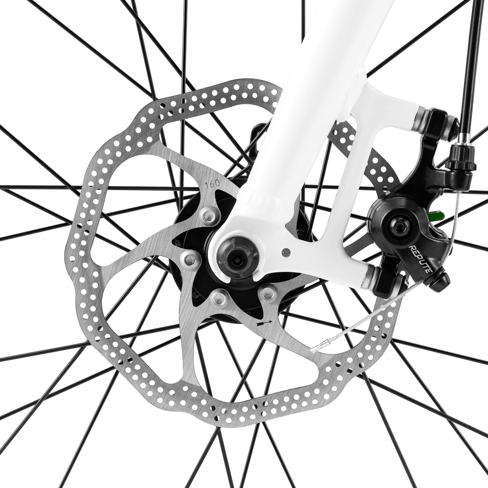 ROCKBROS 22 inch youth road bike in green with drop bars
#Color_White
