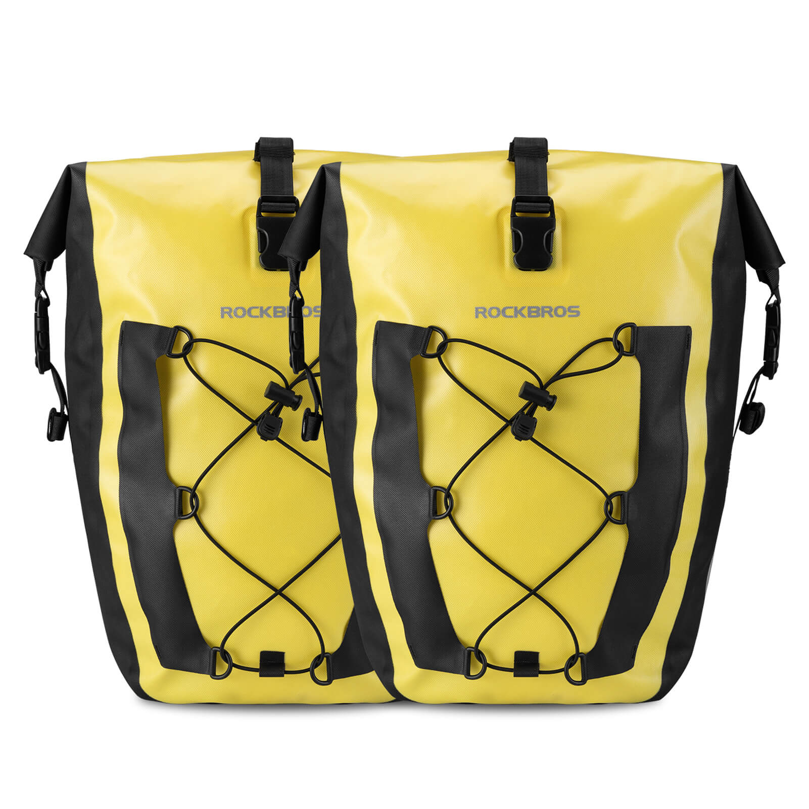 ROCKBROS 27L waterproof bike pannier bag for rear rack with large capacity
#Color_Yellow*2