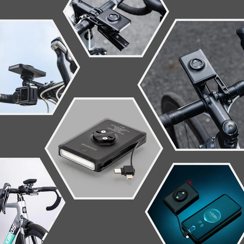 3-in-1 Bike Headlight with Power Bank