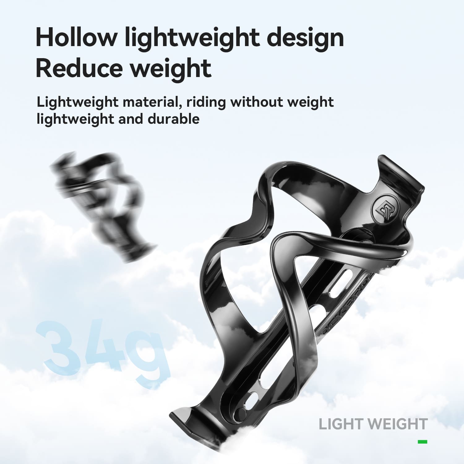 ROCKBROS Lightweight High-Strength Bike Bottle Cages for Road and Mountain Cycling