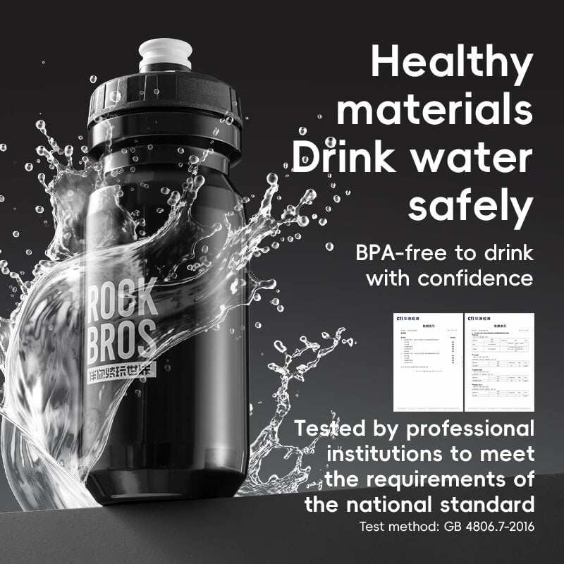 ROCKBROS 600ml bike water bottle for cycling hydration