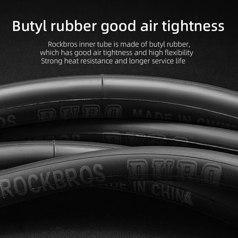 Rockbros inner tubes with butyl rubber