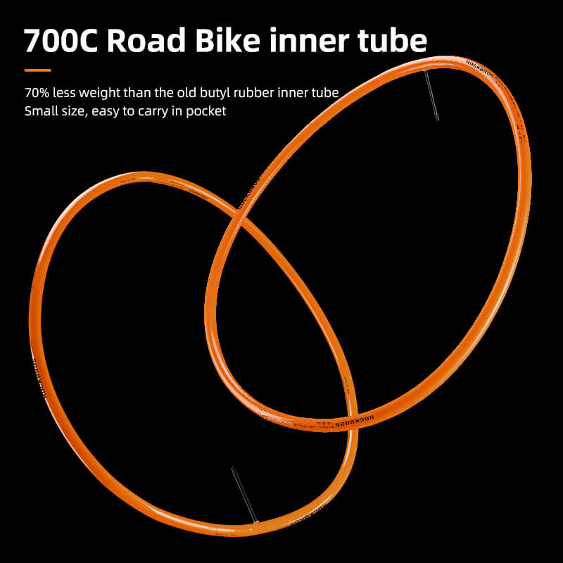 ROCKBROS 700C TPU Bike Inner Tube – Ultralight, Puncture Resistant for Road and Gravel Bikes