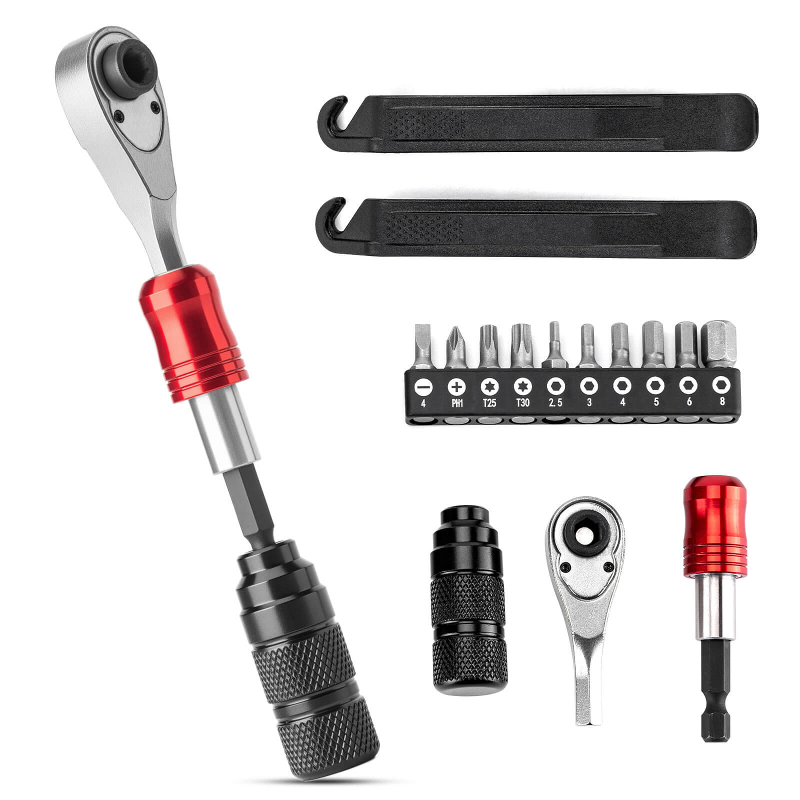 ROCKBROS 72-tooth ratchet wrench tool set with detachable design