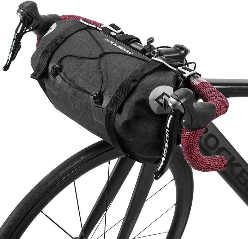 ROCKBROS Waterproof Adjustable Capacity Handlebar Bags for Bikepacking Adventures