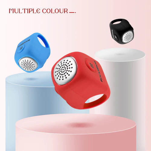 ROCKBROS Loud Electric Bike Horn for Handlebar with 90dB Sound, Rainproof Protection, and Replaceable Battery
#Color_Red