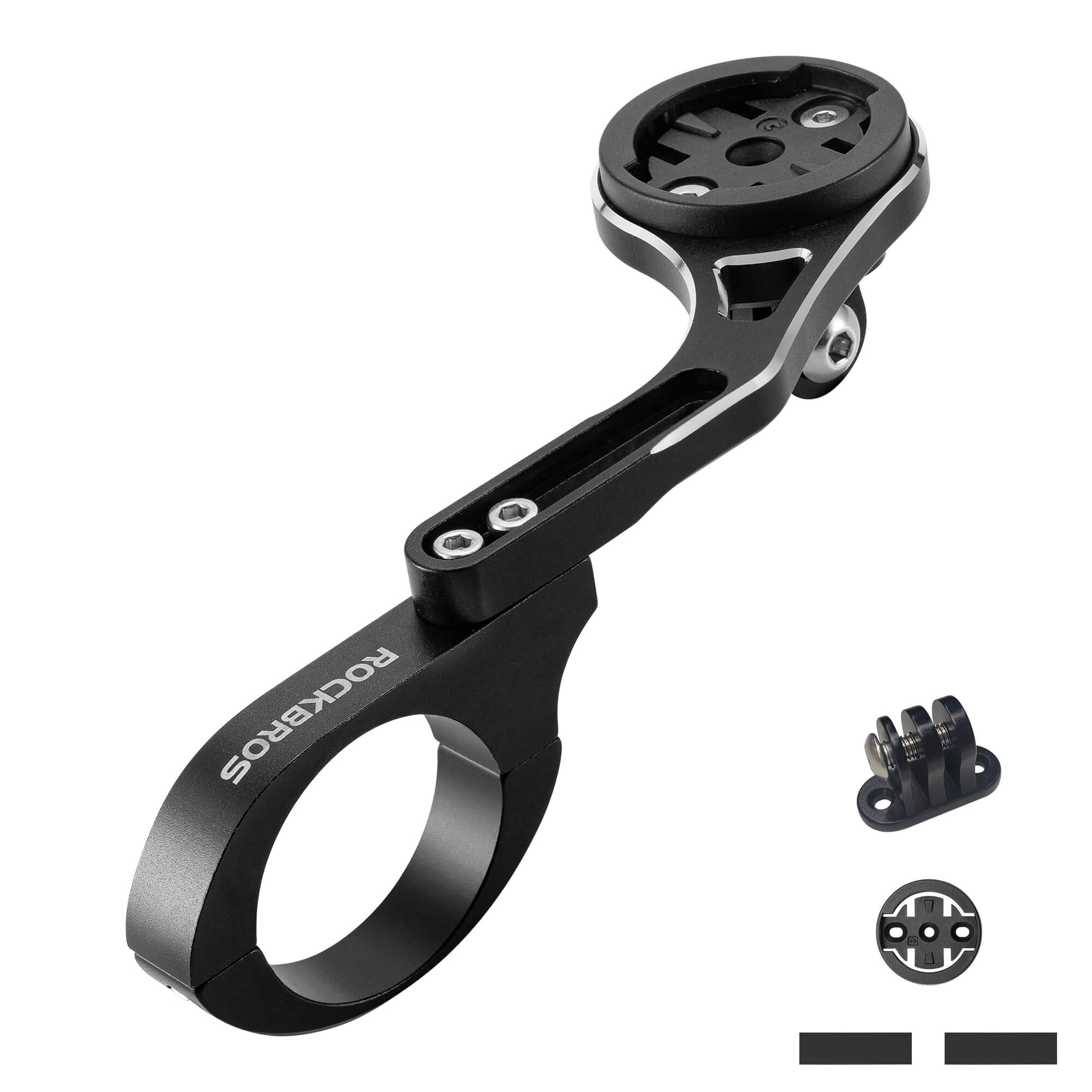 ROCKBROS adjustable bike computer mount with extendable design on handlebar